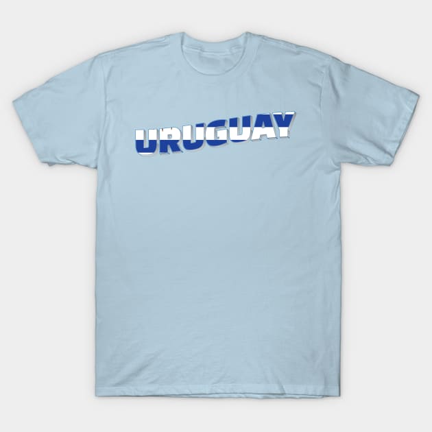 Uruguay vintage style retro souvenir T-Shirt by DesignerPropo